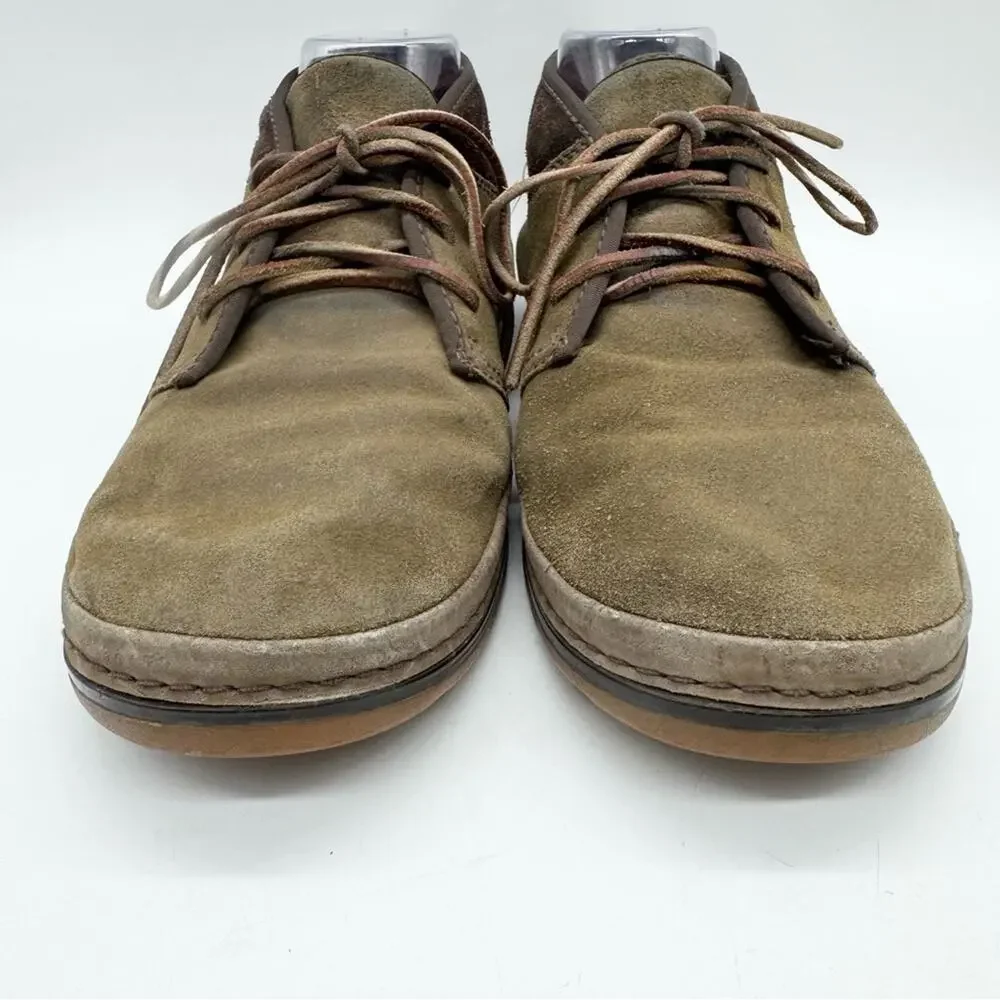 Teva Men's Cedar Canyon Suede Leather Desert‎ Chukka Boot Sneaker Olive/Tan Sz 8